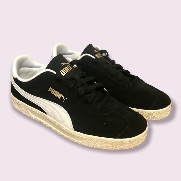 PUMA Smash v2 Black suede Men’s Sneakers size 9 - Picture 3 of 10